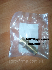 Чавунний клапан до мискової поїлки, з язиком із кислотноїсталі