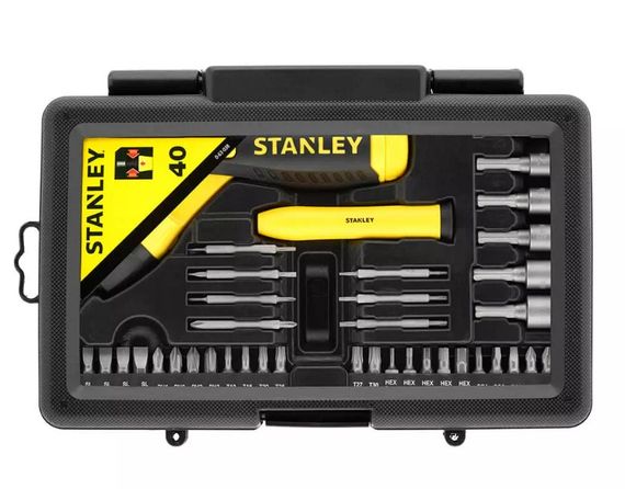 Викрутка Stanley Pistol Grip Ratchet з храповим механізмом та змінними бітами (0-63-038) | Зображення 1