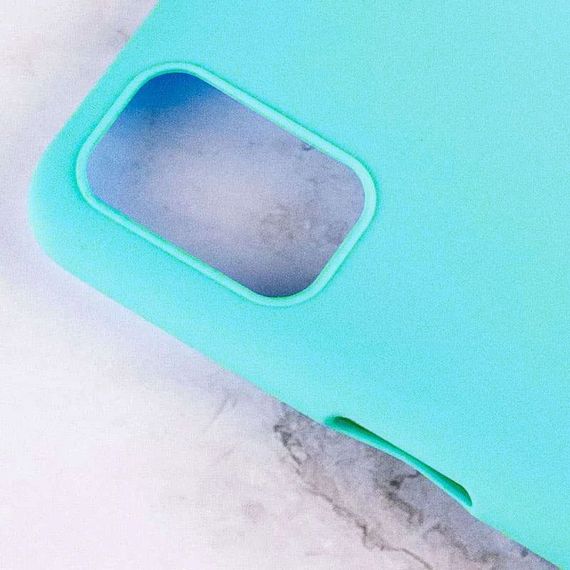 Чохол Candy Silicone для Oppo A96 колір Бірюзовий | Зображення 3