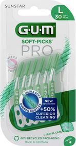 Набір міжзубних щіток GUM SoftPicks Pro розмір L, 30 шт. в блістері