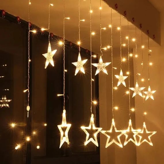 Гірлянда-штора Сіточка LED освітлення XPRO 2х2 м, 200 LED, теплий білий, IP44, 8 режимів світіння (234560673_302) | Зображення 4