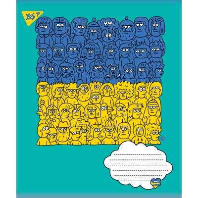 Тетрадь Yes А5 Ukraine 48 листов, линия (766235) | Зображення 2