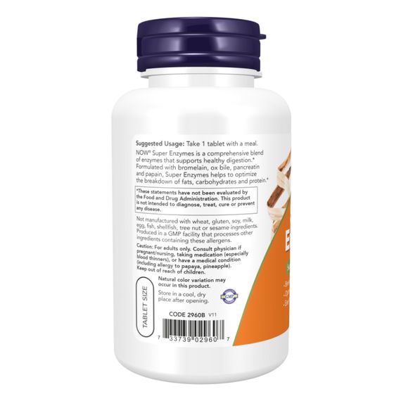 Super Enzymes - 180 tabs | Зображення 2