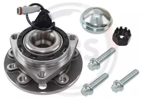 Підшипник маточини передній Opel Astra H 04-14/Zafira B 05-, ABS (201202) | Зображення 3