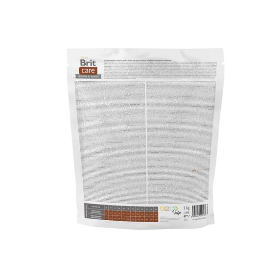 Корм сухий Brit Care Dog Hypoallergenic Weight Loss для собак із зайвою вагою гіпоалергенний з кроликом 1 кг | Зображення 5