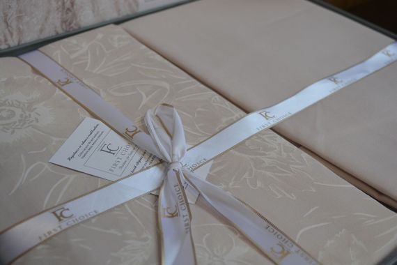 Постельное белье First Choice Cotton Satin 160х220 Advina Champagne | Зображення 3