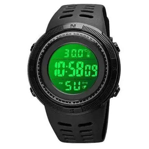 Годинник наручний чоловічий SKMEI 1681BKWT BLACK-WHITE, годинник спортивний. Колір: чорний з білим циферблатом | Зображення 1
