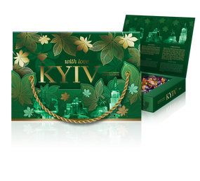 Набір цукерок Київ АМЕТИСТ ПЛЮС художня коробка (213666)