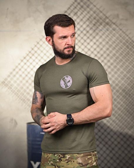 Тактична потоотводна футболка Покровськ oliva ПП4680 | Зображення 2