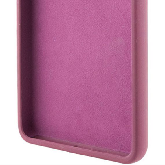 Чехол TPU GETMAN Liquid Silk Full Camera для Xiaomi Redmi 13 4G / Poco M6 4G Бордовый / Marsala | Зображення 2