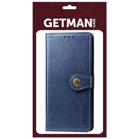 Шкіряний чохол-книжка GETMAN Gallant (PU) для TECNO Camon 19 Синій | Зображення 5