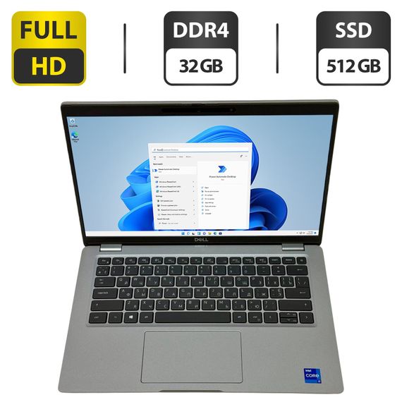 Ультрабук Б-класс Dell Latitude 5420 / 14" (1920x1080) IPS Touch / Intel Core i7-1185G7 (4 (8) ядра по 3.0 - 4.2 GHz) / 32 GB DDR4 / 512 GB SSD / Intel Iris X Graphics / WebCam / Windows 11 Pro б/у