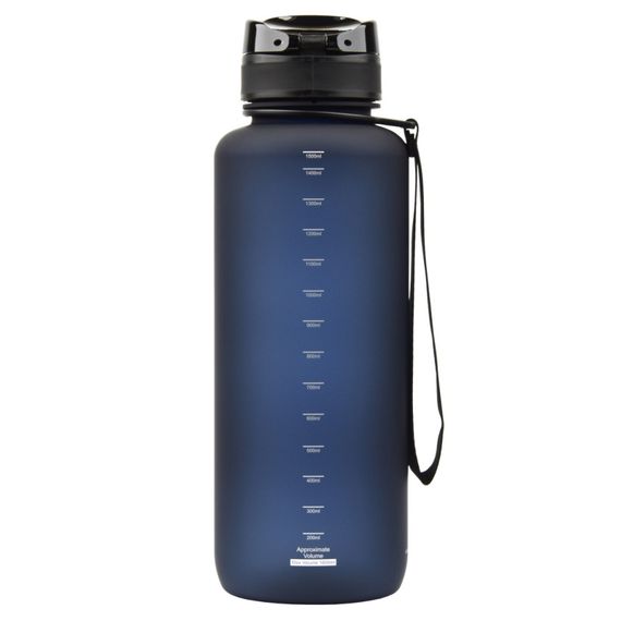 Бутылка для воды UZSPACE 3056(Dark-Blue) 1500 мл, темно-синяя | Зображення 1