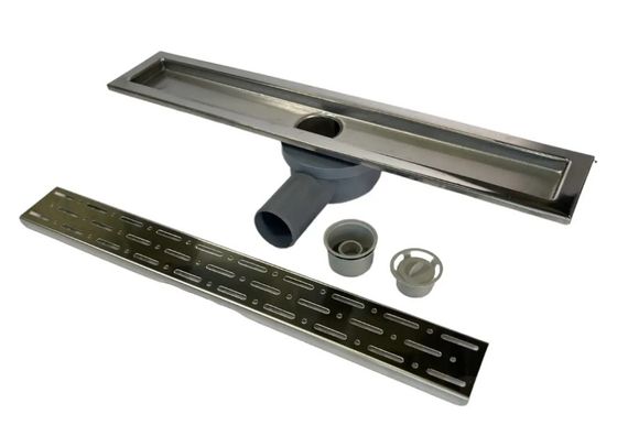 Душевой канал с горизонтальным фланцем Maxiflow VEGA LUX 50 см решетка Дождь 4078.0Y050K.050.1 | Зображення 3