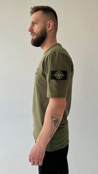 Чоловічий літній костюм Stone Island хакі | Зображення 3