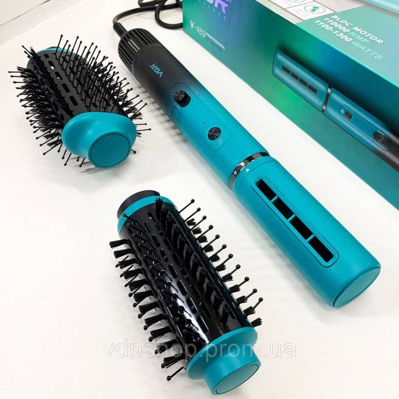 Багатофункціональний фен-гребінець з насадками VGR V-489, Фен-щітка з насадкою для випрямлення волосся BC-99 | Зображення 2
