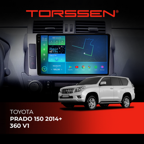 Штатна магнітола Torssen 2K Toyota Prado 150 2014+ 360 V1 F108256  4G Carplay DSP
