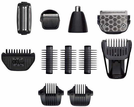 Набір для стрижки волосся BaByliss, 11 в 1, 11 насадок, чорний (MT860E) | Зображення 7