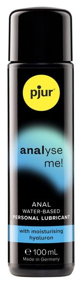 Анальний лубрикант із тривалим ефектом ковзання Analyse me! Moisturising 100 мл sexstyle