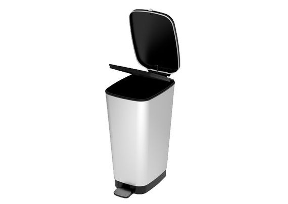 Контейнер для мусора с педалью KIS (Кис) Chic Bin L 45 л (8071900) Серебристый | Зображення 4