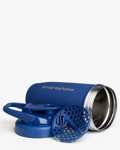 Шейкер спортивний SmartShake металевий Reforce Stainless Steel 30oz/900 мл Navy Blue (11153101) | Зображення 6
