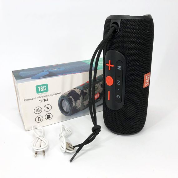 Портативна Bluetooth колонка TG 341 із шнурком. YR-937 Колір: чорний | Зображення 4