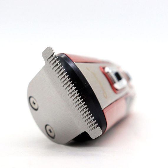 Аккумуляторная машинка для стрижки волос 10в1, Geemy GM 592, Красный / Профессиональный триммер с насадками | Зображення 3