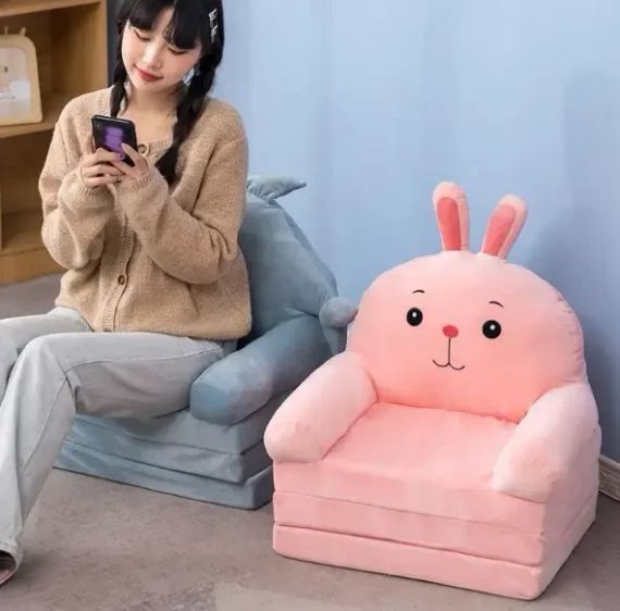 Мягкое детское кресло плюшевое, мягкое кресло-кровать для детей