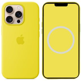 Чохол Silicone case (AAA) full with Magsafe and Animation для Apple iPhone 16 Pro (6.3") Star Fruit
