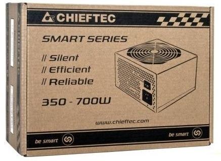 Блок питания CHIEFTEC RETAIL Smart GPS-650A8,650W,12cm fan,eff. >85%,24+8pin(4+4),2xMolex,6xSATA,2xPCIe 8pin(6+2) (GPS-650A8)