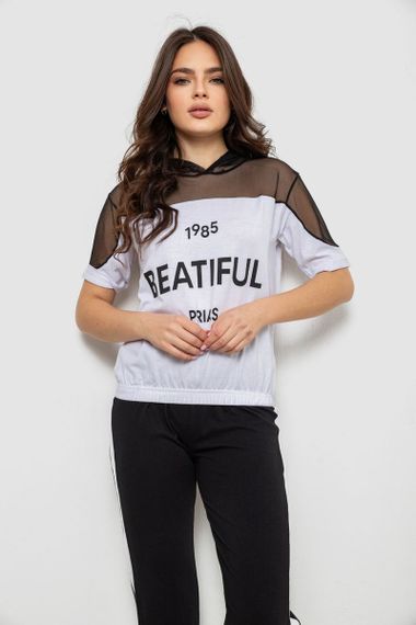 Пижама женская  -уценка, цвет белый, 243R1488-003-U-6 | Зображення 1