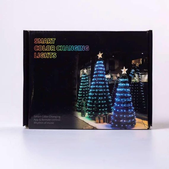 Умная гирлянда Smart 200 LED длина 2 м с управлением со смартфона прозрачная, мультиколор 1733042W | Зображення 9