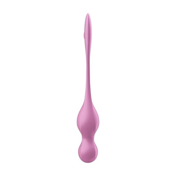 Вагінальні смарт-кульки з вібрацією Satisfyer Love Birds 1 Connect App Pink, 78 г Sex Aura | Зображення 1