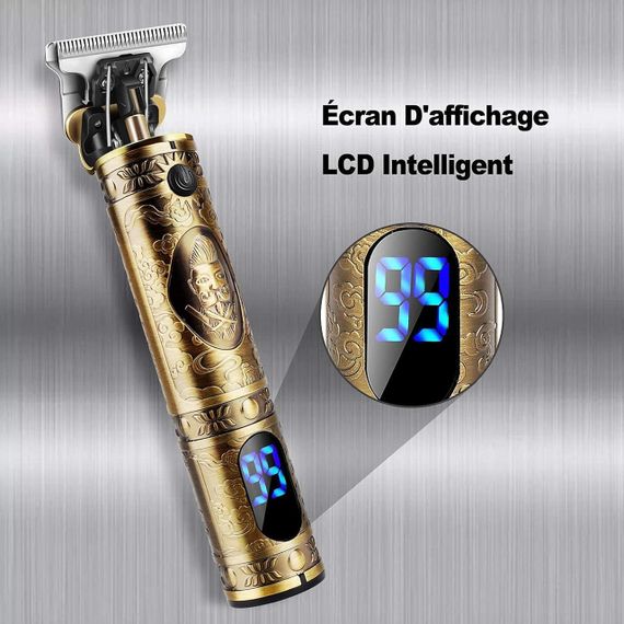 Машинка для стриження волосся, тример для довгого волосся, тример для бороди, бездротовий, електричний | Зображення 2