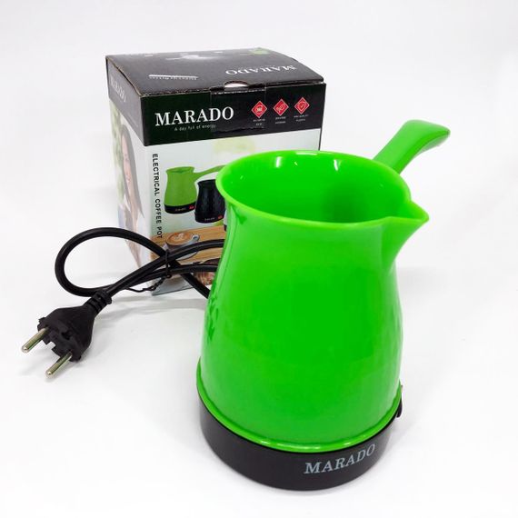 Електрична турка з автовідключенням під час закипання для кави Marado MA-1625. Колір: зелений | Зображення 9