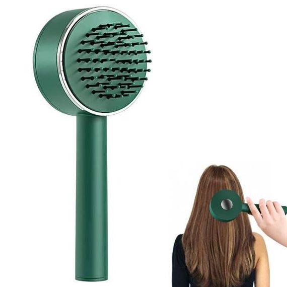 Женская расческа Central Airbag Comb Зеленая