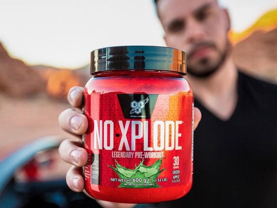 Предтренировочный комплекс BSN N.O. Xplode 390 g (Green apple) EU | Зображення 1