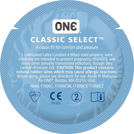 Набор презервативов ONE Classic Select MSM Collection, 100 шт, гладкие, со смазкой, упаковка-тубус | Зображення 1