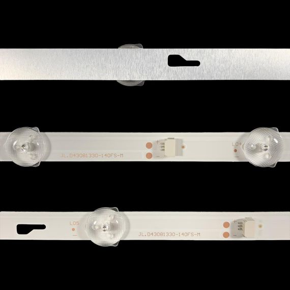 LED підсвітка TV 43" inch 755mm 3V 8-led JL.D43081330-140FS-M LC430DUY-SH-A1 3шт. | Зображення 2