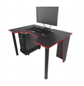 Стол геймерский ZEUS GAMER-1 черно-красный