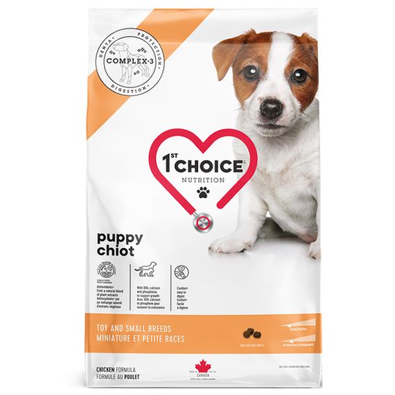 Корм 1st Choice Puppy Toy and Small Breeds сухий з куркою для цуценят та юніорів малих порід 5 кг