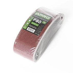 Стрічка шліфувальна нескінченна APRO P80 75×457мм (10 шт.) 8280431