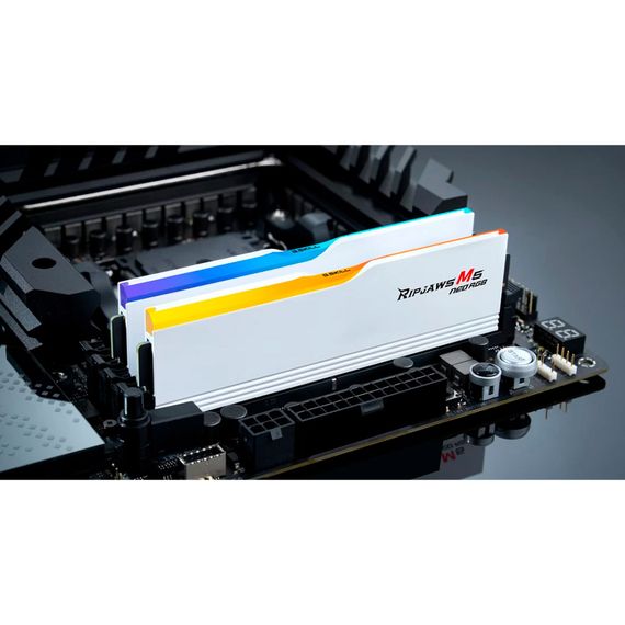 Модуль памяти для компьютера DDR5 64GB (2x32GB) 6000 MHz Ripjaws M5 Neo RGB Matte White G.Skill (F5-6000J3636F32GX2-RM5NRW) | Зображення 8