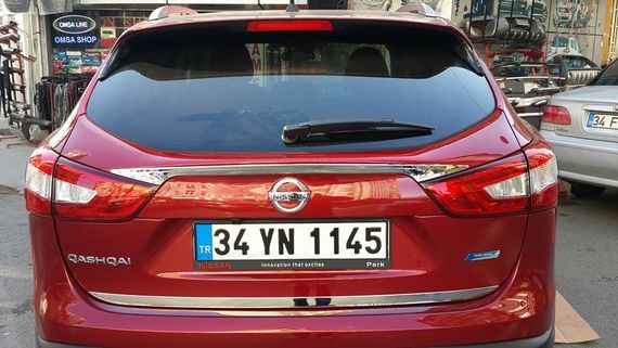Кромка багажника (нерж.) Carmos - Турецька сталь для Nissan Qashqai 2014-2021рр | Зображення 3