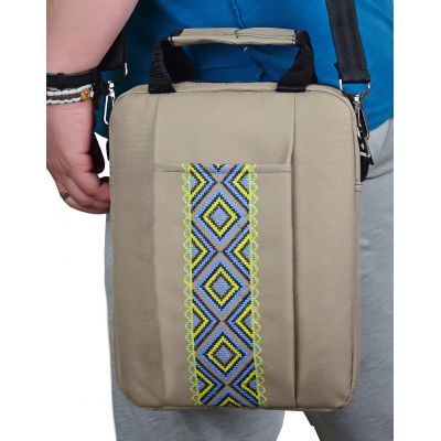 Сумка для ноутбука Porto 10&apos;&apos; LN-10-02LB Vishivanka Beige (LN1002LB_Vish) | Зображення 6