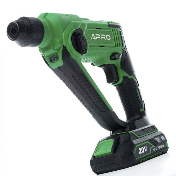 Перфоратор SDS+ APRO 1,5Дж, 2А, 20CH, 1 (АКБ, кейс) | Зображення 4