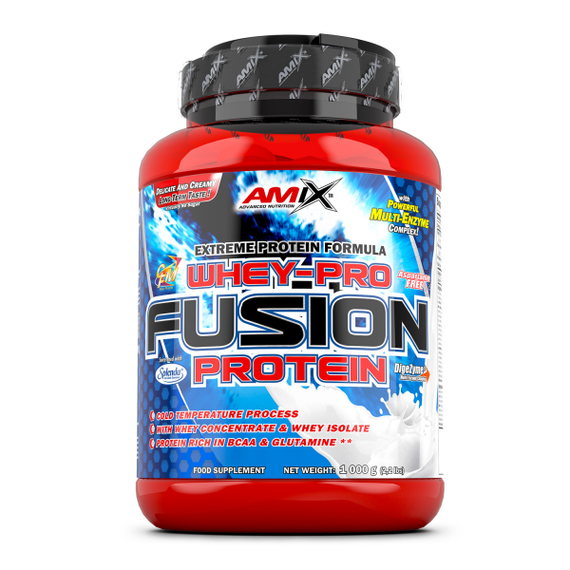Протеїн Amix Nutrition Whey-Pro FUSION 1000 г, Blue Raspberry