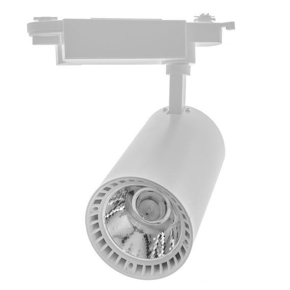Светильник трековый поворотный LED KW-214/26W NW WH