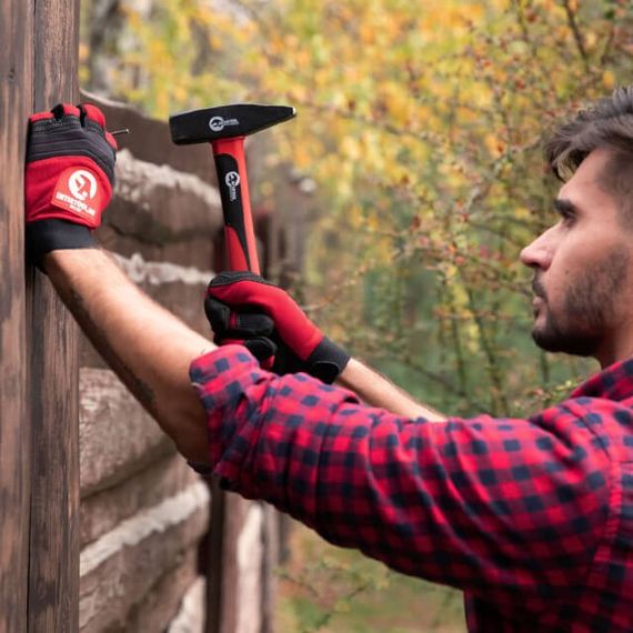 Молоток 800 г.ручка з фібергласу INTERTOOL HT-0208 | Зображення 2