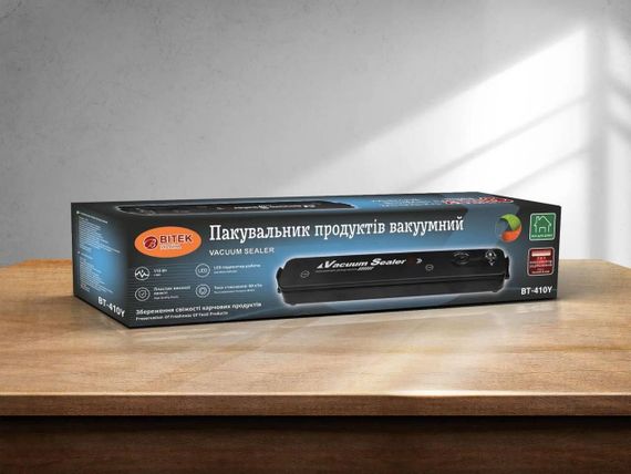 Пакувальник продуктів вакуумний BITEK BT-410Y | Зображення 1